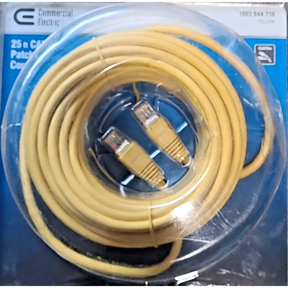 Commercial Electric 25ft CAT5e Patch Cord - Picture 1 of 5